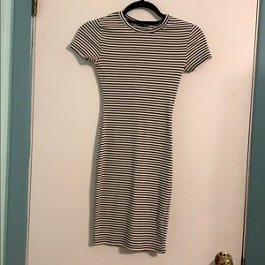 Striped tshirt dress